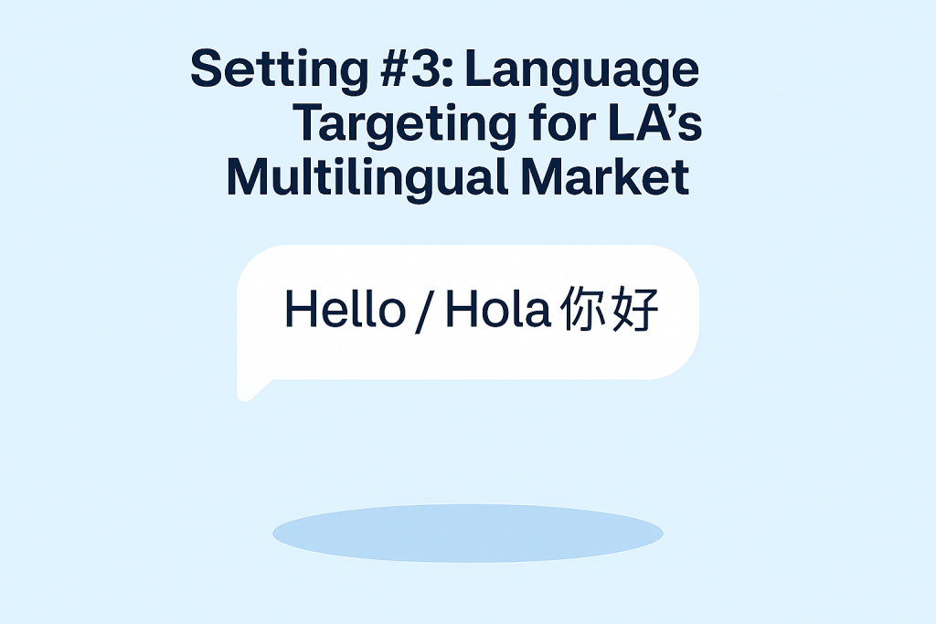 Language Targeting for LA's Multilingual Market